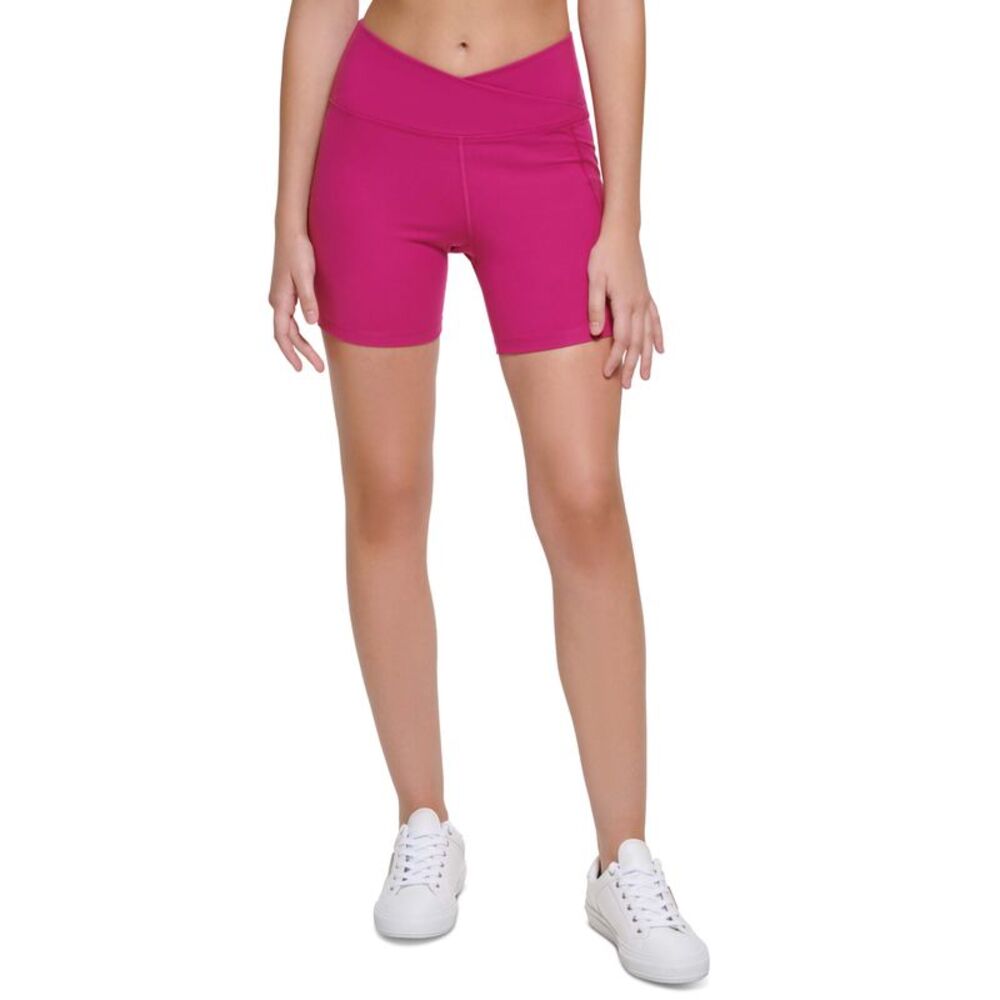 Calvin Klein Performance Womens Crossover Waist Bike Shorts
